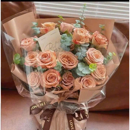 B&oacute; Hoa Hồng Cam Đ&agrave;o