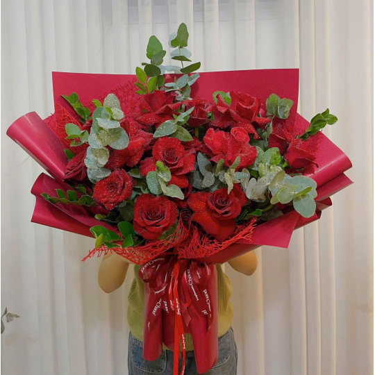 B&oacute; Hoa Hồng Đỏ 