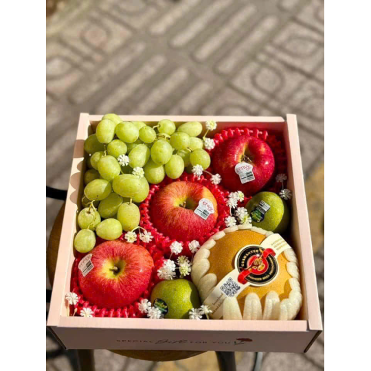 Hộp tr&aacute;i c&acirc;y mix tr&aacute;i c&acirc;y