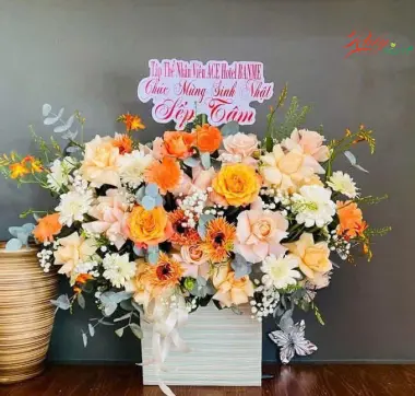 Giỏ Hoa Tươi 1
