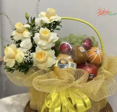 Giỏ Qu&agrave; Tr&aacute;i C&acirc;y Mix Hoa 17