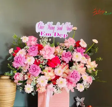 Giỏ Hoa Tươi 8