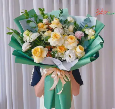 B&oacute; Hoa Ho&agrave;ng kim mix