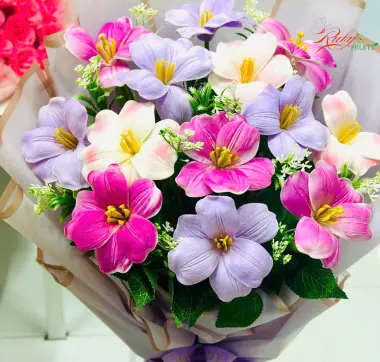 Hoa mix nhiều m&agrave;u 17