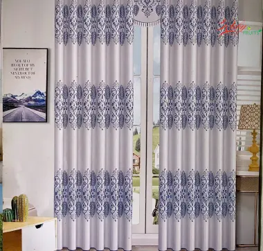 R&egrave;m vải th&ecirc;u m&agrave;u xanh sọc trắng